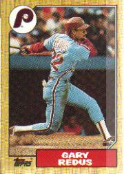 1987 Topps Baseball Cards      042      Gary Redus